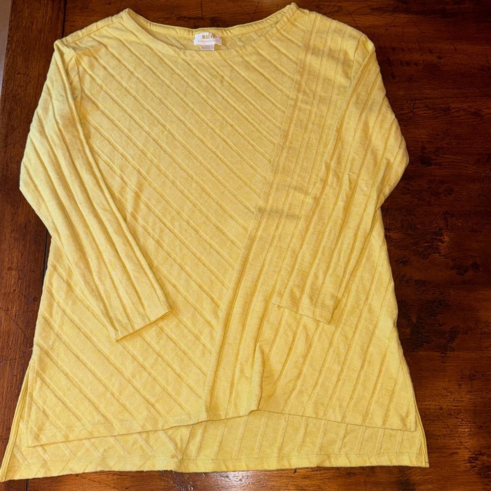 Maeve (Anthropologie) sweater yellow light weight